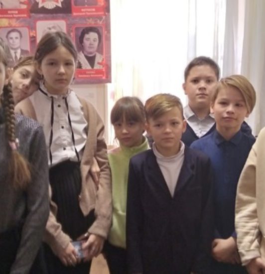 Уроки мужества в школьном музее